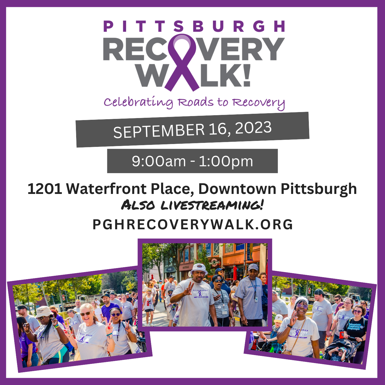 Celebrate Pathways to Recovery at the 2023 Pittsburgh Recovery Walk IRETA